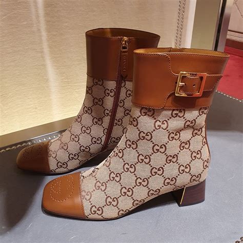 gucci fabric boots